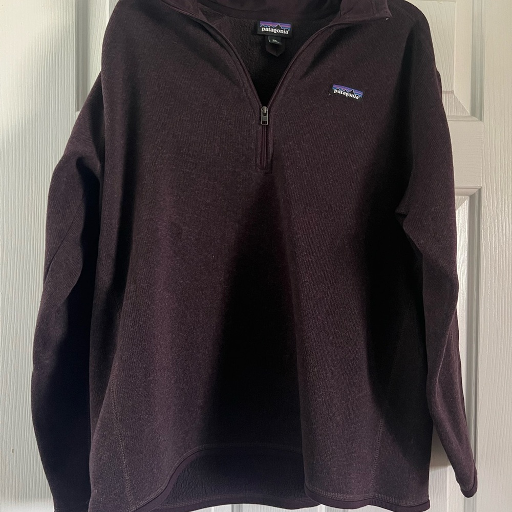 Patagonia Better Sweater Purple 1/4 Zip Jacket